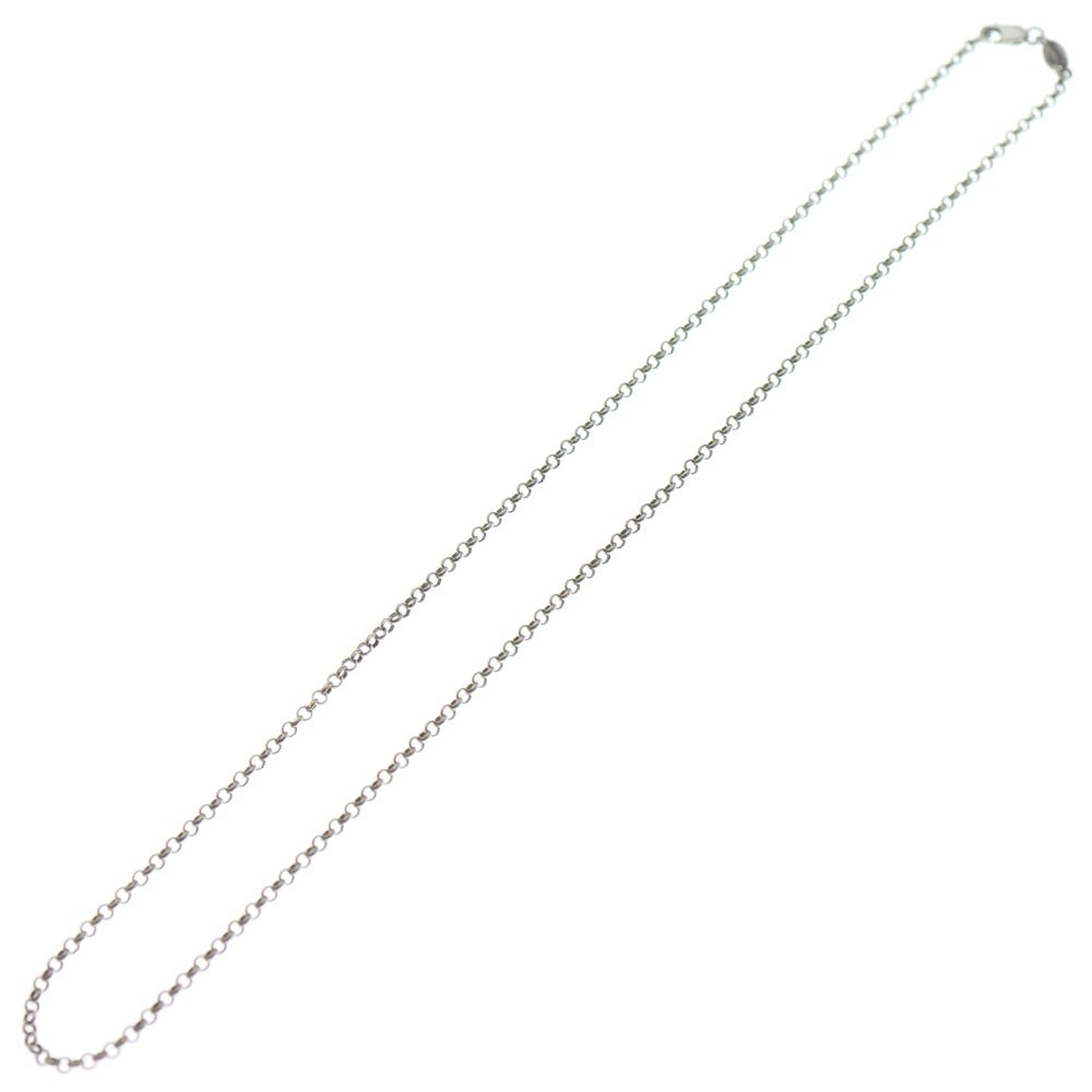 CHROME HEARTS(クロムハーツ) NECKCHAIN R18 ロールチェーンネックレス 18inch シルバー BCA083