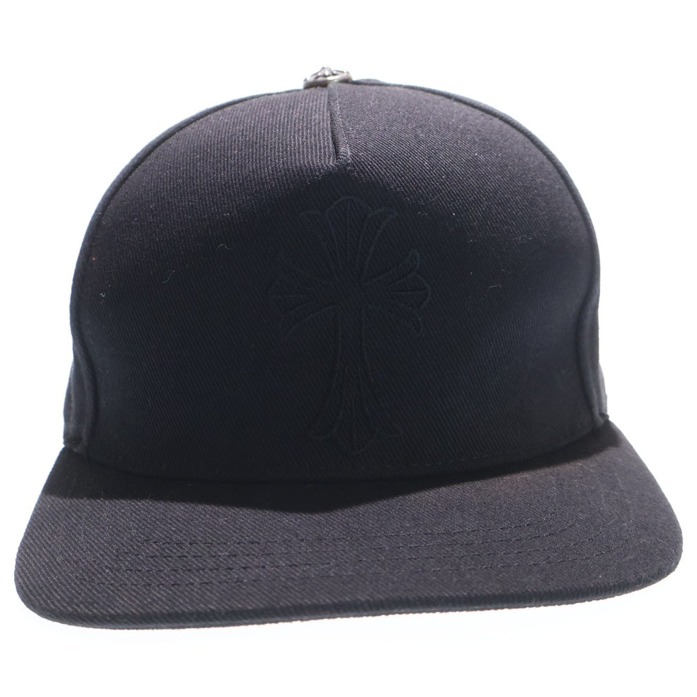 CHROME HEARTS(クロムハーツ) TRUCKER CAP CHクロス刺繍 クロスボールボタン トラッカーキャップ ブラック