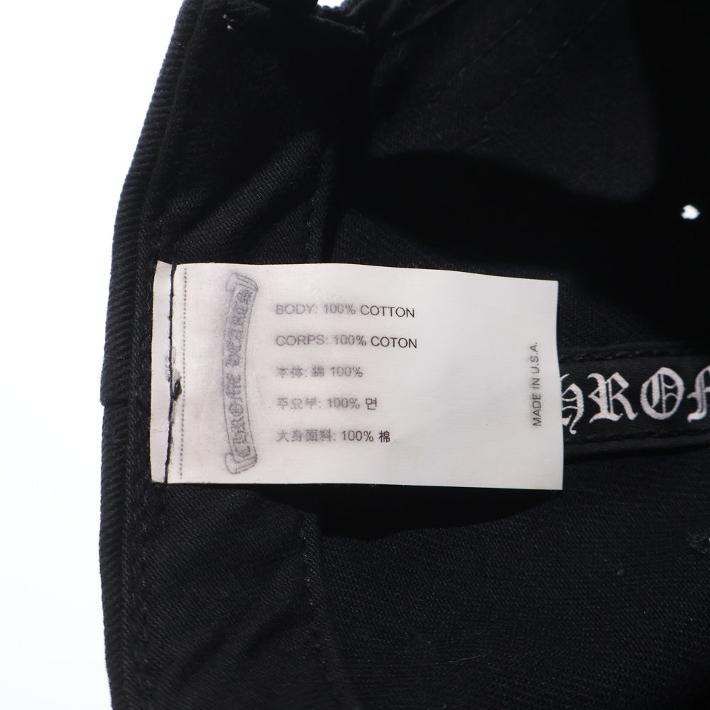 CHROME HEARTS(クロムハーツ) TRUCKER CAP CHクロス刺繍 クロスボールボタン トラッカーキャップ ブラック