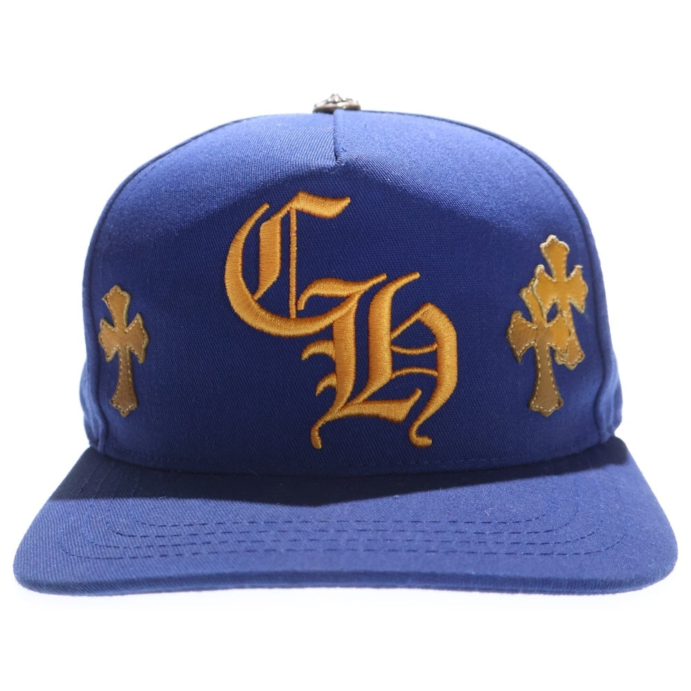CHROME HEARTS(クロムハーツ) CH HAT CH刺繍クロスパッチベースボールキャップ