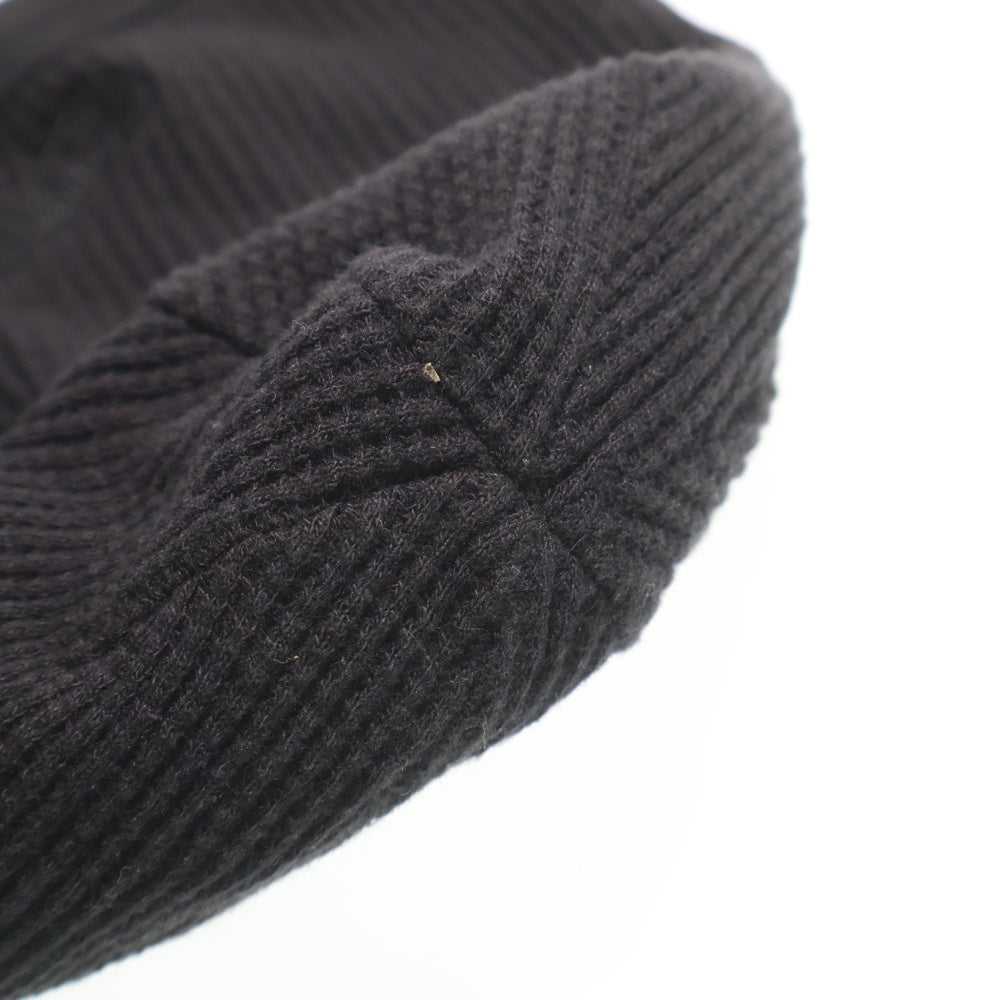 CHROME HEARTS(クロムハーツ) VINE DAGGER THERMAL BEANIE ヴァインダガーデザイン サーマル ビーニー ニット帽 ブラック
