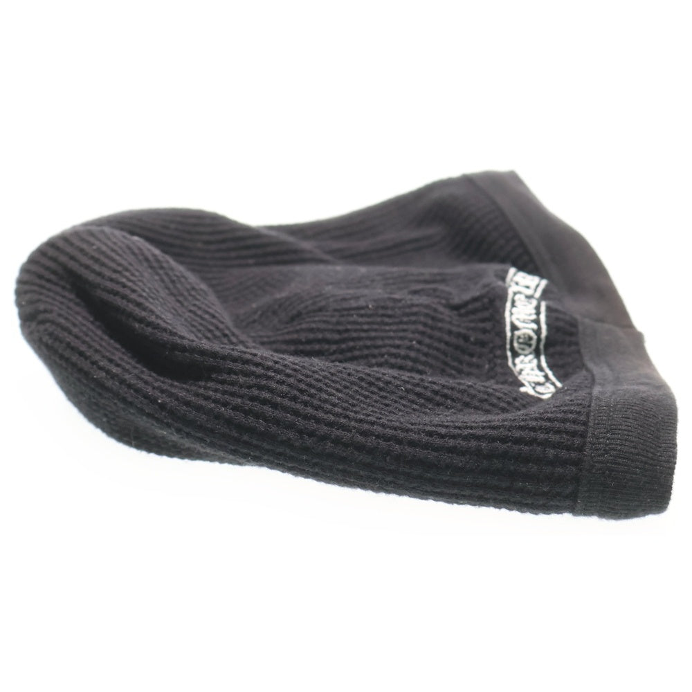 CHROME HEARTS(クロムハーツ) VINE DAGGER THERMAL BEANIE ヴァインダガーデザイン サーマル ビーニー ニット帽 ブラック