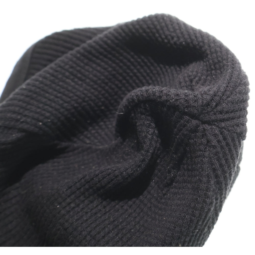 CHROME HEARTS(クロムハーツ) VINE DAGGER THERMAL BEANIE ヴァインダガーデザイン サーマル ビーニー ニット帽 ブラック