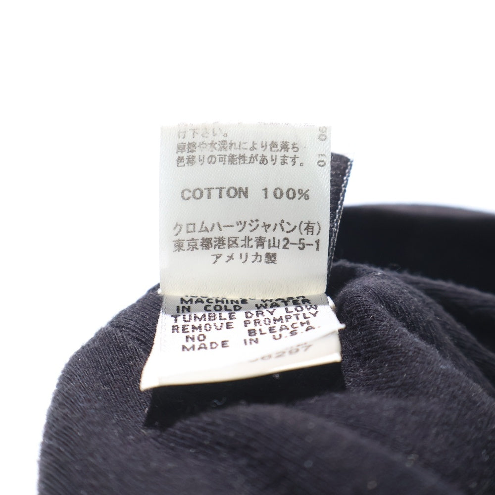 CHROME HEARTS(クロムハーツ) VINE DAGGER THERMAL BEANIE ヴァインダガーデザイン サーマル ビーニー ニット帽 ブラック