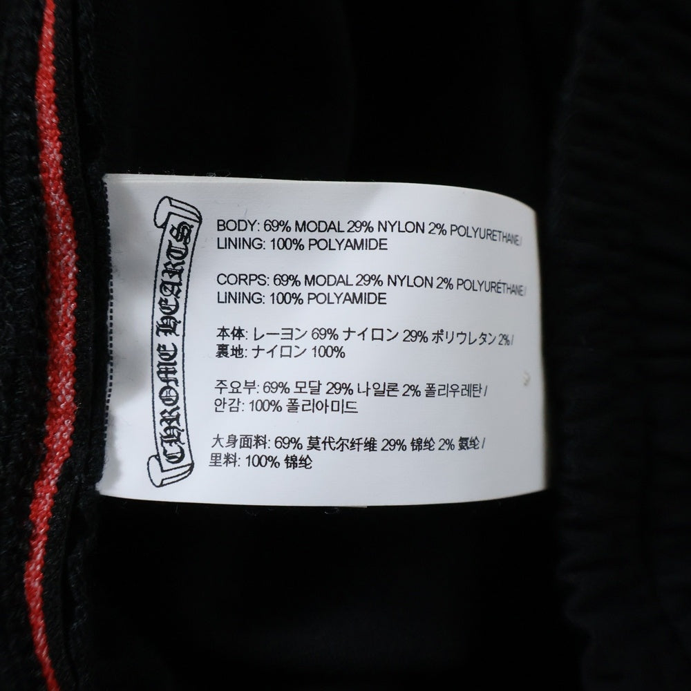 CHROME HEARTS(クロムハーツ) MATTY BOY Chomper CH Plus Logo Track Pants マッティボーイ チョンパー CHプラス サイドロゴ トラックジャケット ブラック