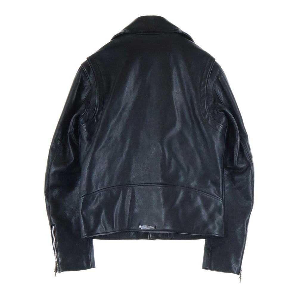 クロムハーツ　レザージャケット　希少　１点もの CHROME HEARTS(クロムハーツ) BASIC MOTO ベーシックモト ダガージップ