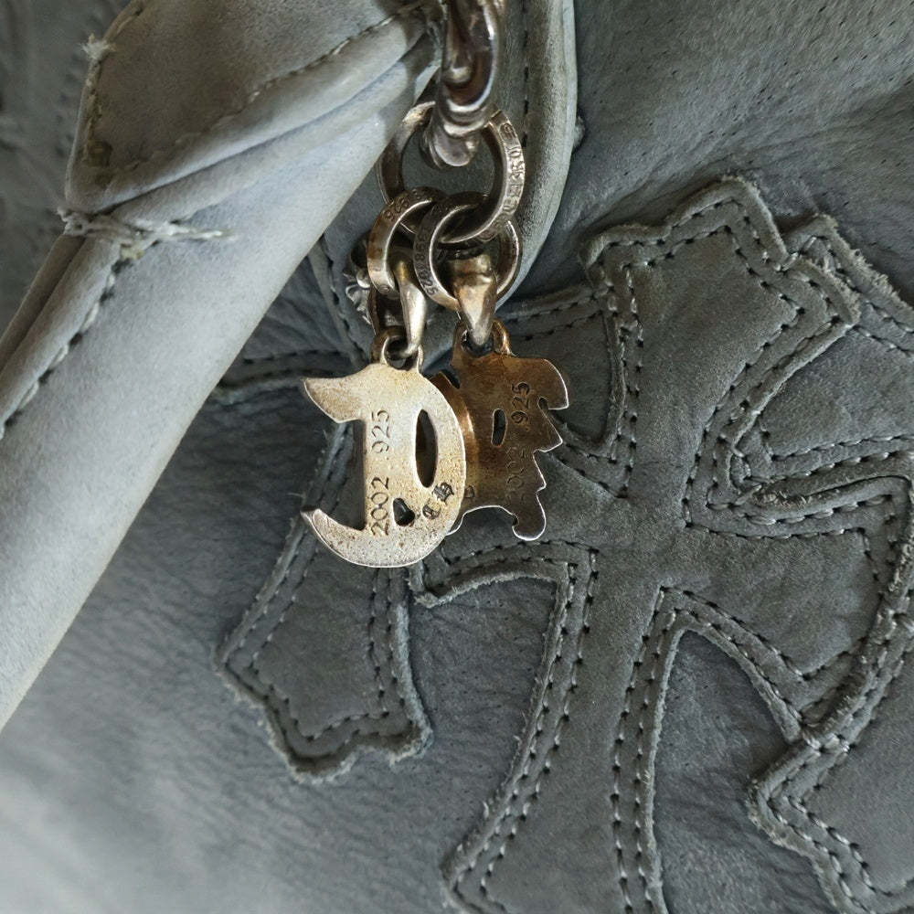 CHROME HEARTS(クロムハーツ) GYM SM ジムバッグ 現行型CHチャーム付きスモールレザーハンドバッグ