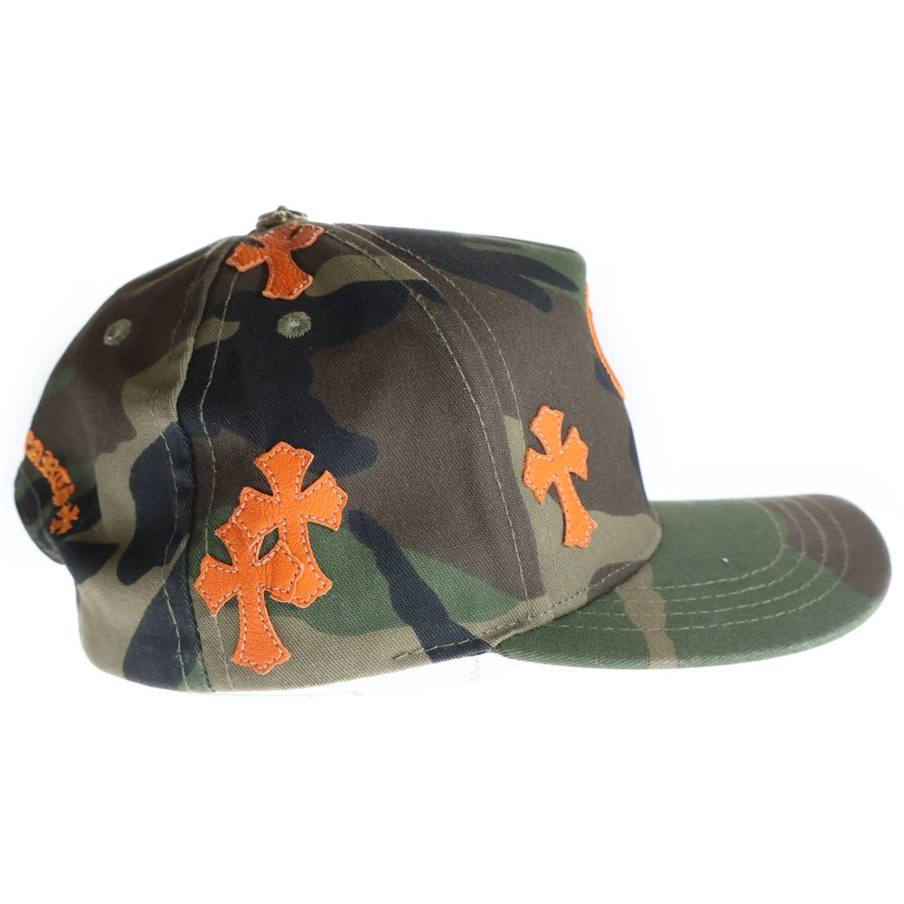 S*N様 CHROME HEARTS クロムハーツキャップレザークロス　CH刺繍 CHROME HEARTS(クロムハーツ) CH HAT CH刺繍クロスパッチベースボール