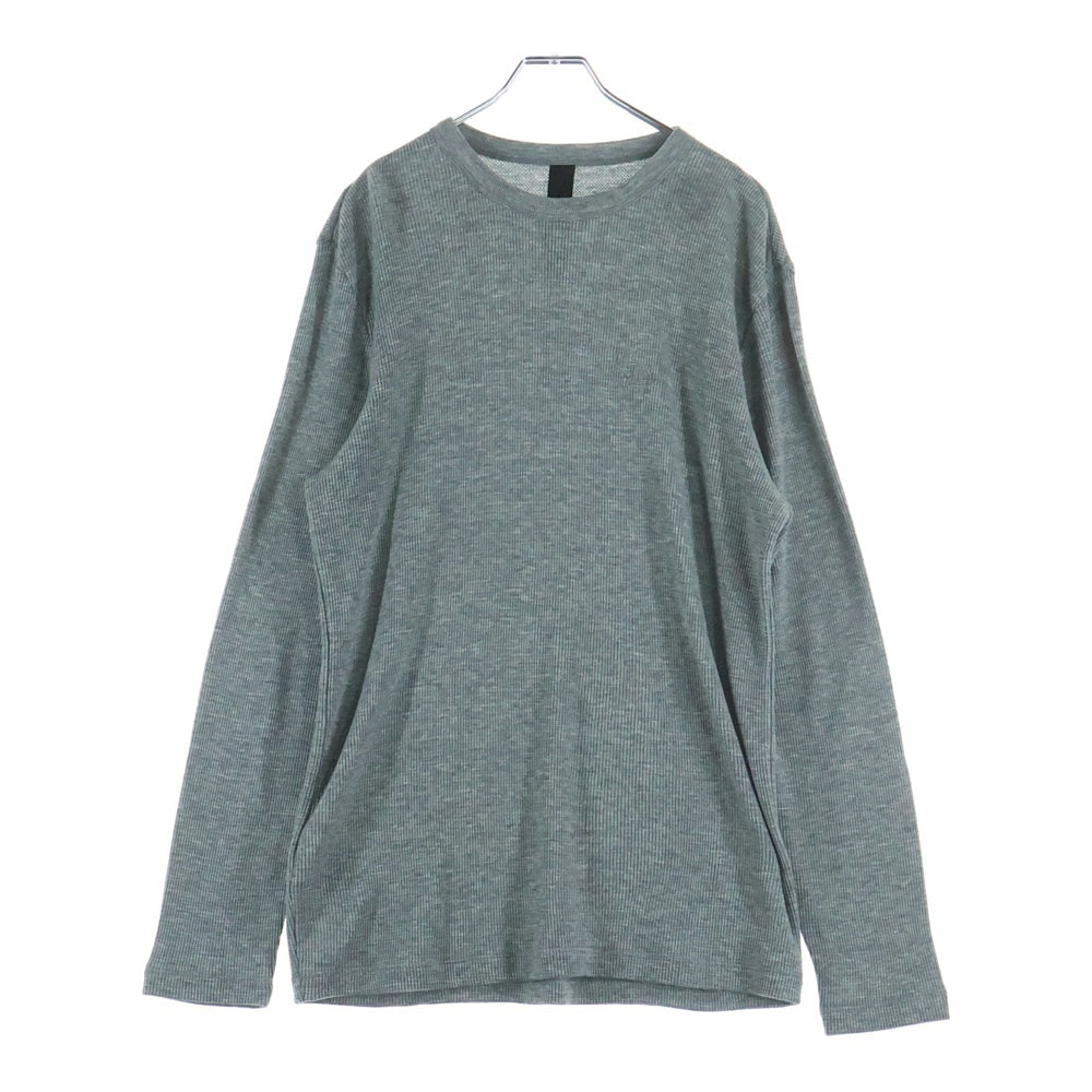 CHROME HEARTS(クロムハーツ) SNATCH LS CHロゴ刺繍サーマル長袖カットソー グレー