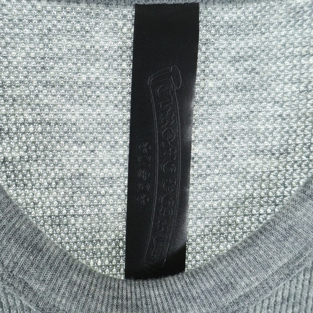CHROME HEARTS(クロムハーツ) SNATCH LS CHロゴ刺繍サーマル長袖カットソー グレー