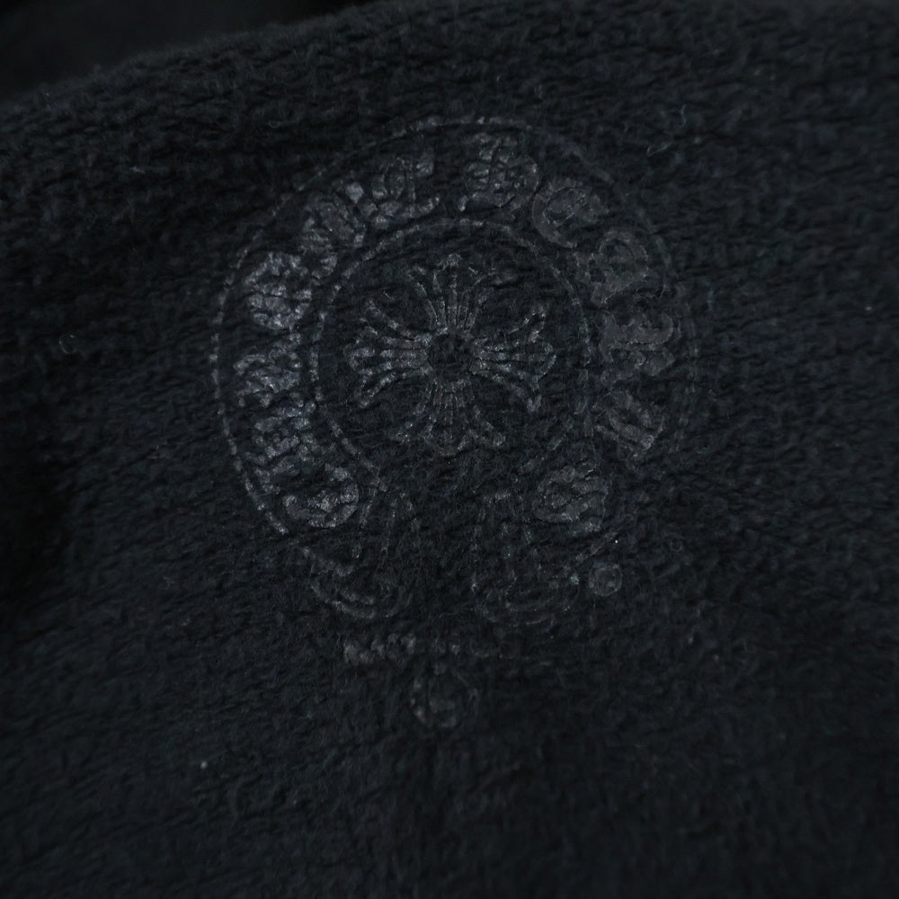 CHROME HEARTS(クロムハーツ) Back Grad Circle Logo Hoodie アームフローラル グラデーションサークルプリント ジップアップパーカー ブラック