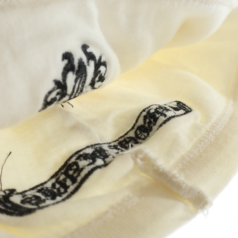 CHROME HEARTS(クロムハーツ) VINE DAGGER THERMAL BEANIE バインダガーデザイン サーマル ビーニー ニット帽 ホワイト