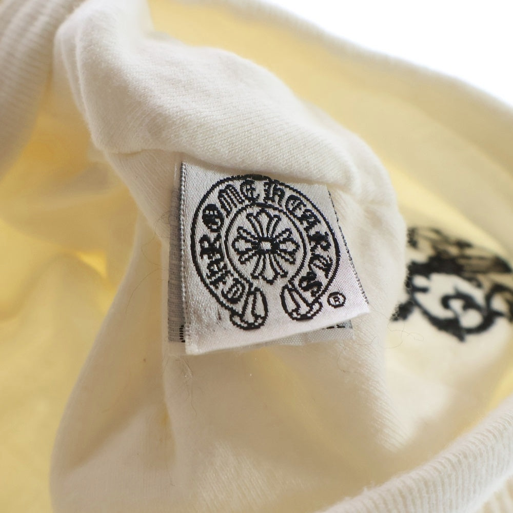 CHROME HEARTS(クロムハーツ) VINE DAGGER THERMAL BEANIE バインダガーデザイン サーマル ビーニー ニット帽 ホワイト