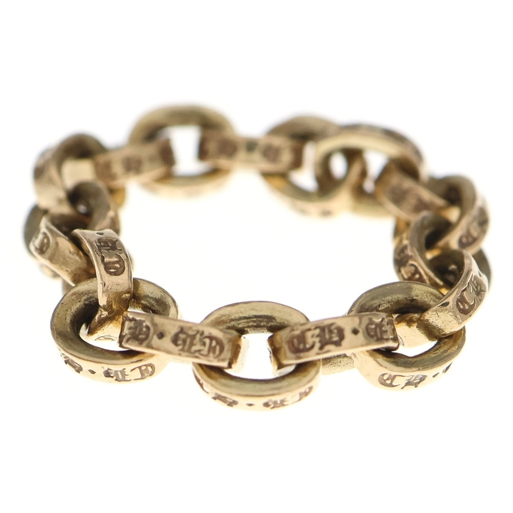 CHROME HEARTS(クロムハーツ) 22K PAPER CHAIN RING ペーパーチェーンリング ゴールド