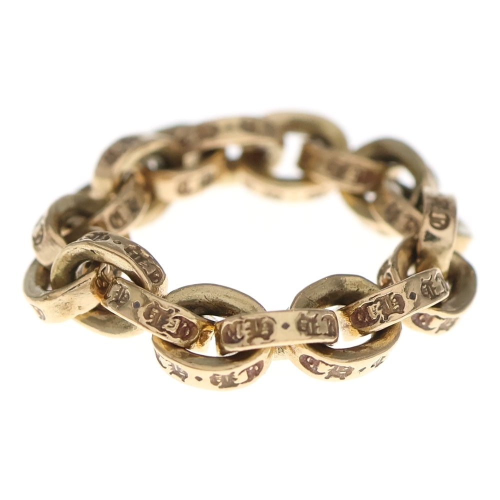 CHROME HEARTS(クロムハーツ) 22K PAPER CHAIN RING ペーパーチェーンリング ゴールド