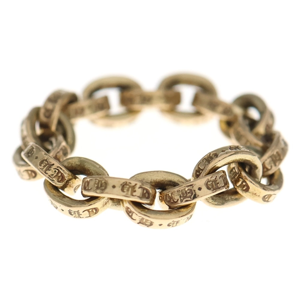 CHROME HEARTS(クロムハーツ) 22K PAPER CHAIN RING ペーパーチェーンリング ゴールド