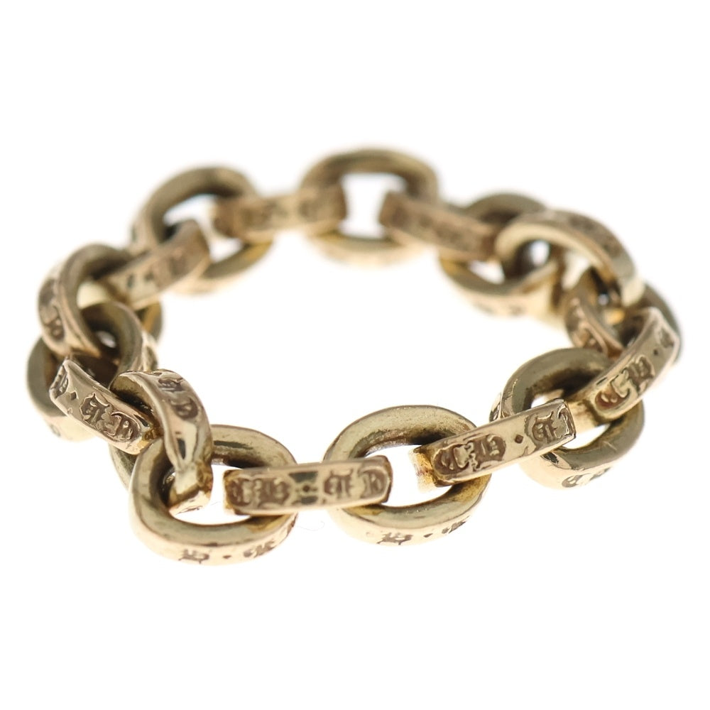 CHROME HEARTS(クロムハーツ) 22K PAPER CHAIN RING ペーパーチェーンリング ゴールド
