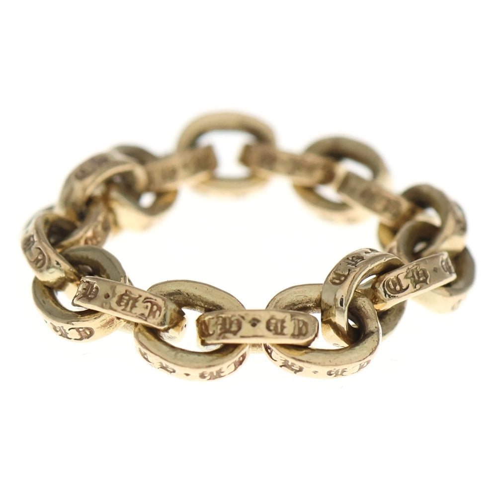 CHROME HEARTS(クロムハーツ) 22K PAPER CHAIN RING ペーパーチェーンリング ゴールド