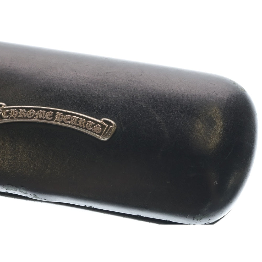 CHROME HEARTS(クロムハーツ) CASE イタリア製 メガネケース ブラック