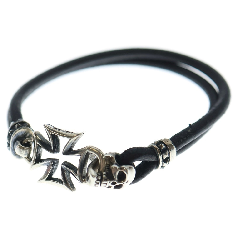 DEAL DESIGN(ディールデザイン) ファングドスカルブレスレット シルバー