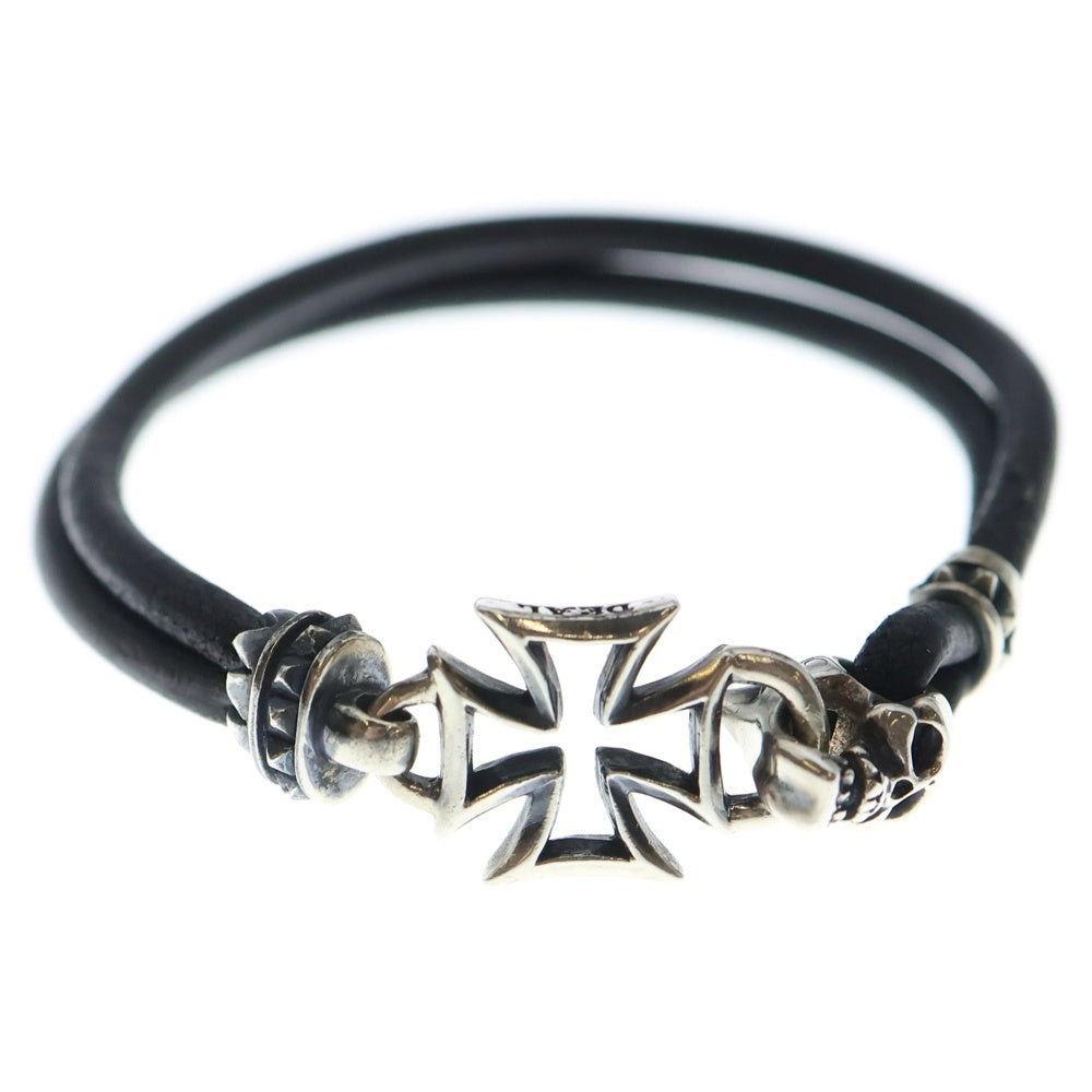 DEAL DESIGN(ディールデザイン) ファングドスカルブレスレット シルバー