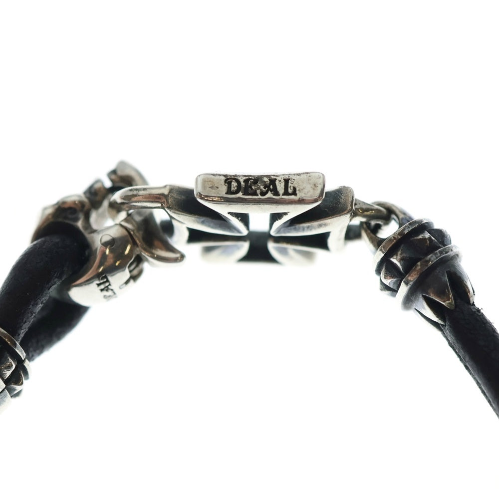 DEAL DESIGN(ディールデザイン) ファングドスカルブレスレット シルバー