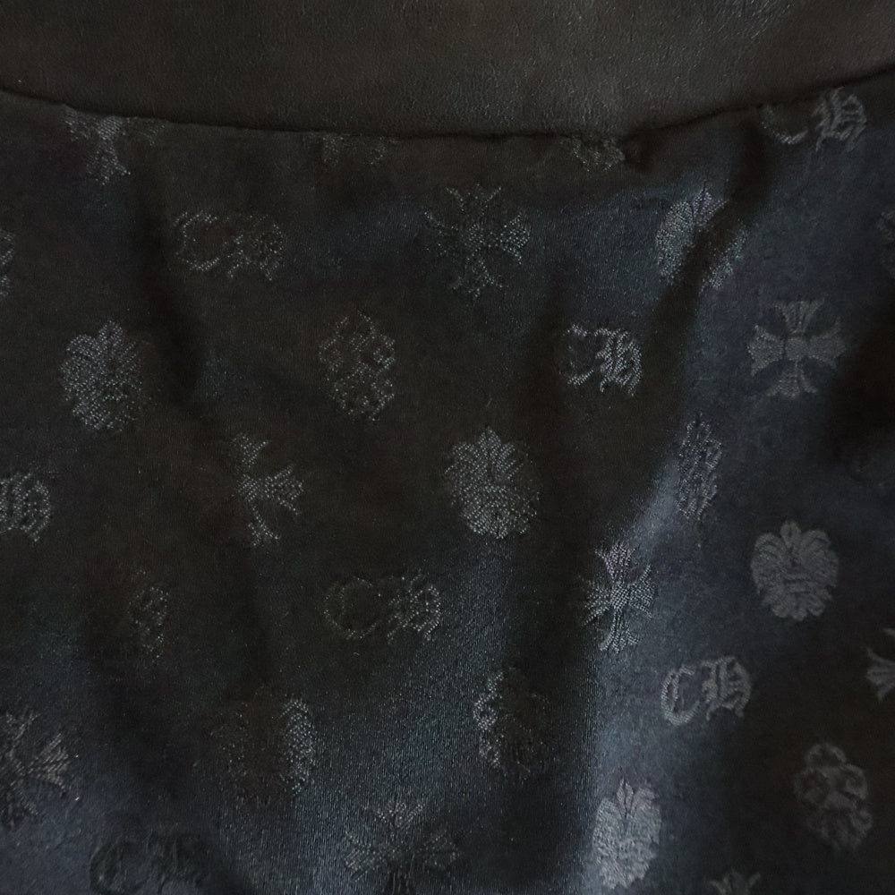 CHROME HEARTS(クロムハーツ) レザーキルティングジップアップジャケット レディース