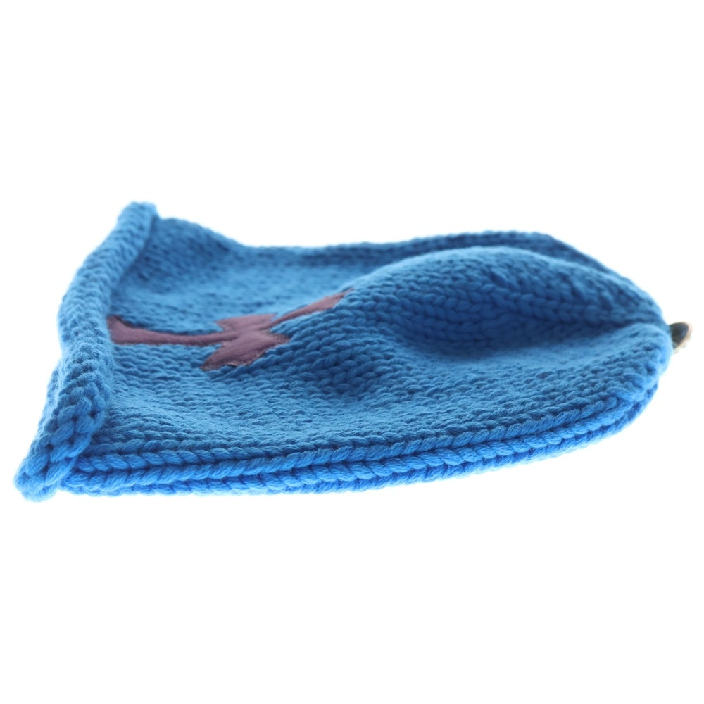 CHROME HEARTS(クロムハーツ) BEANIE CASH クロスパッチ付きカシミアビーニーニットキャップ