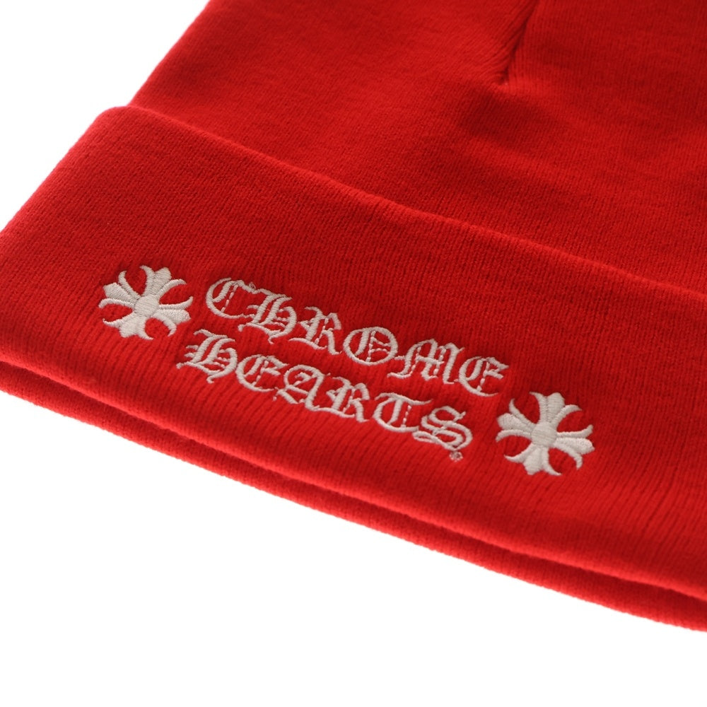 CHROME HEARTS(クロムハーツ) WOOL WATCH CAP ウールワッチキャップ ロゴ刺繍ビーニー