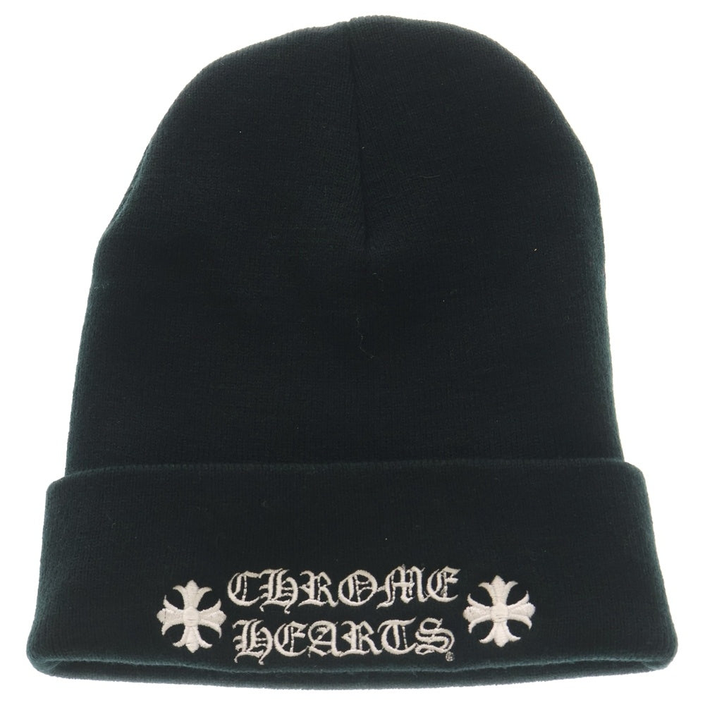 CHROME HEARTS(クロムハーツ) WOOL WATCH CAP ウールワッチキャップ ロゴ刺繍ビーニー