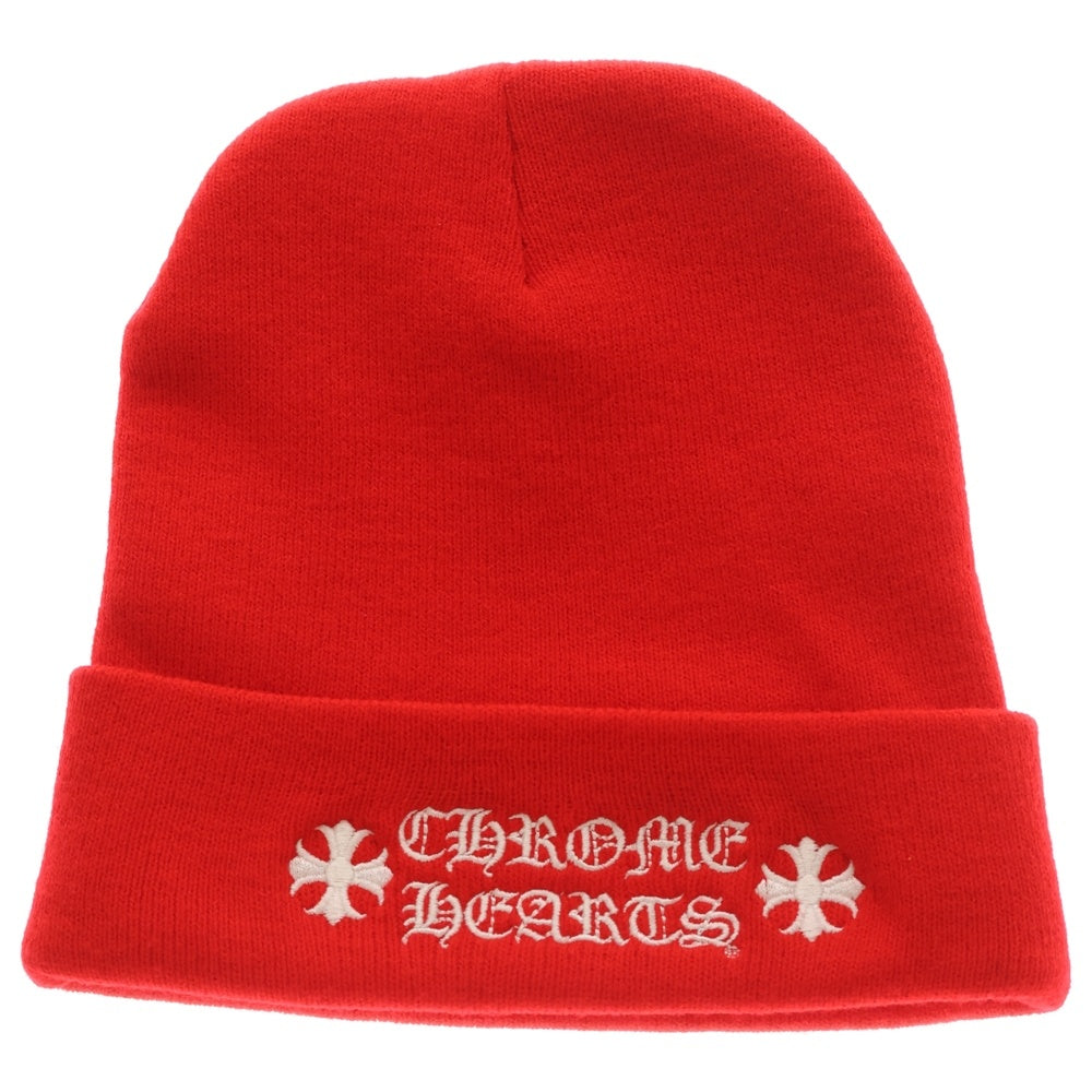 CHROME HEARTS(クロムハーツ) WOOL WATCH CAP ウールワッチキャップ ロゴ刺繍ビーニー