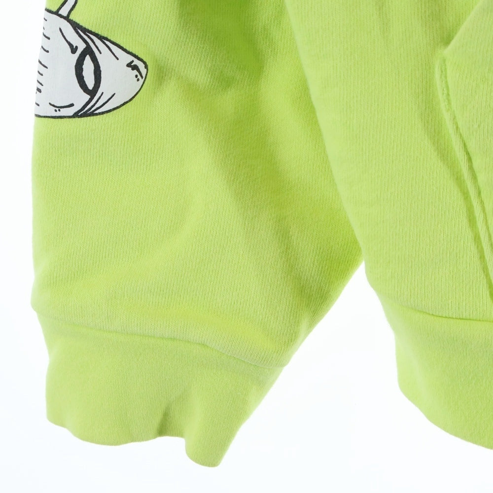 CHROME HEARTS(クロムハーツ) 22AW×MATTY BOY PPO CHAIN GAME HOODIE マッティボーイ チェーンゲームリンク裏地サーマルジップアップパーカー ライムグリーン