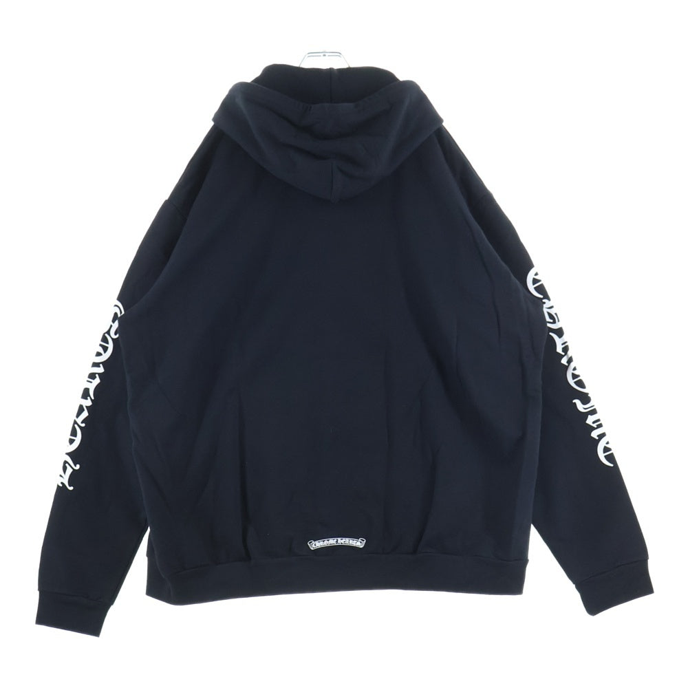 CHROME HEARTS(クロムハーツ) SWTSHRT HD ZIP アームロゴプリント ジップアップパーカー