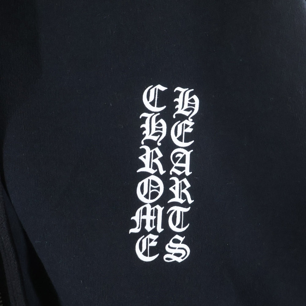 CHROME HEARTS(クロムハーツ) SWTSHRT HD ZIP アームロゴプリント ジップアップパーカー