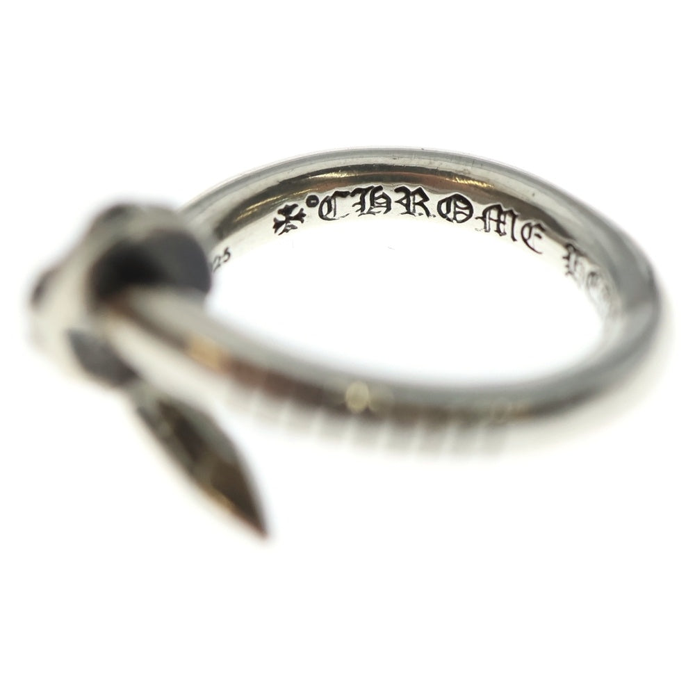 CHROME HEARTS(クロムハーツ) NAIL CRSBALL ネイル クロスボール リング シルバー BCA349