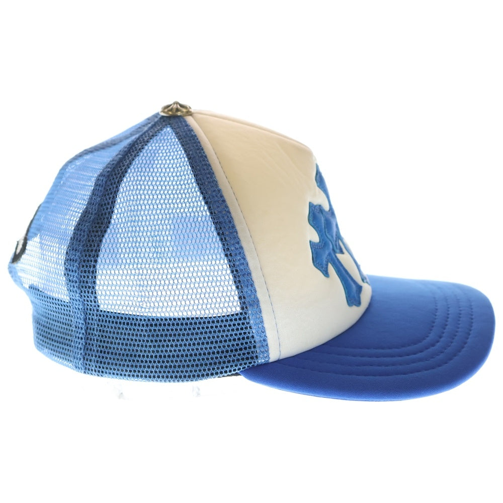 CHROME HEARTS(クロムハーツ) TRUCKER CAP トラッカーキャップ 3セメタリーレザーパッチメッシュキャップ帽子