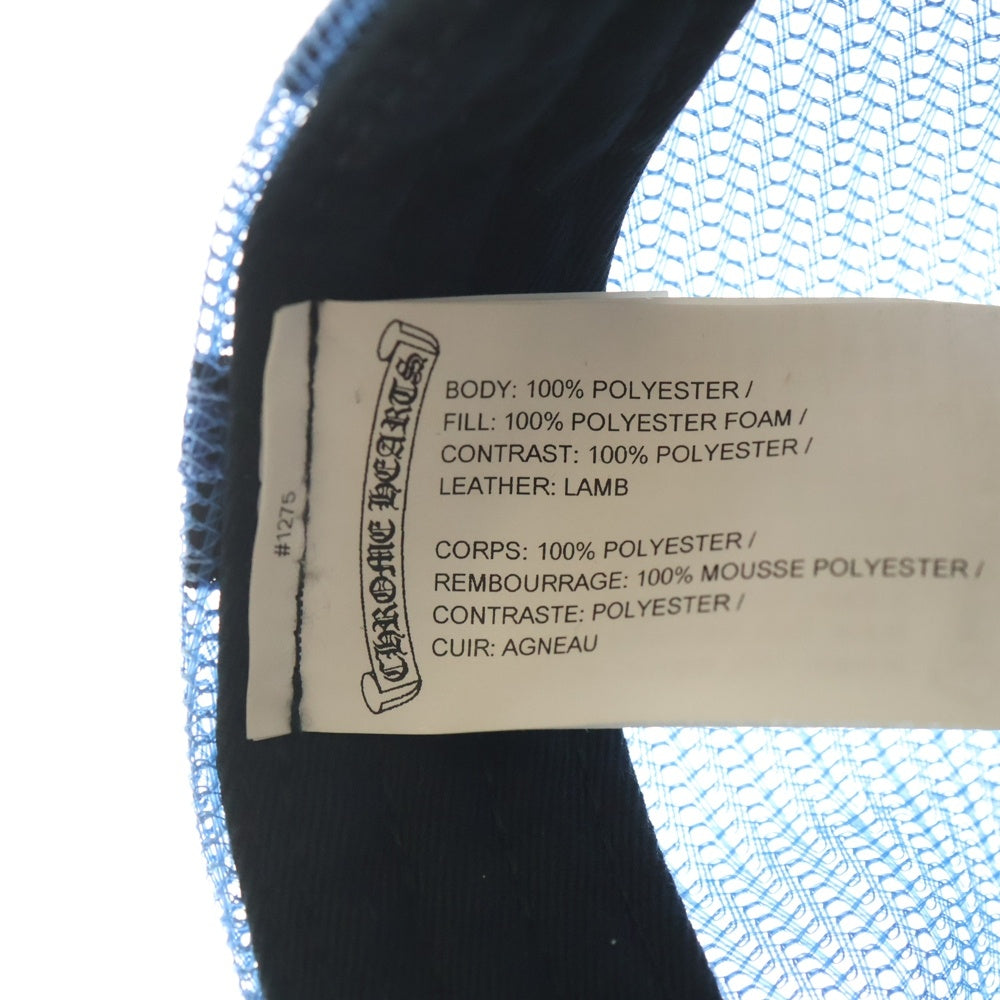 CHROME HEARTS(クロムハーツ) TRUCKER CAP トラッカーキャップ 3セメタリーレザーパッチメッシュキャップ帽子