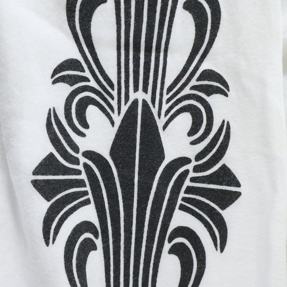 CHROME HEARTS(クロムハーツ) CH L S LTD ラスベガス限定袖フローラルプリント長袖カットソー ホワイト