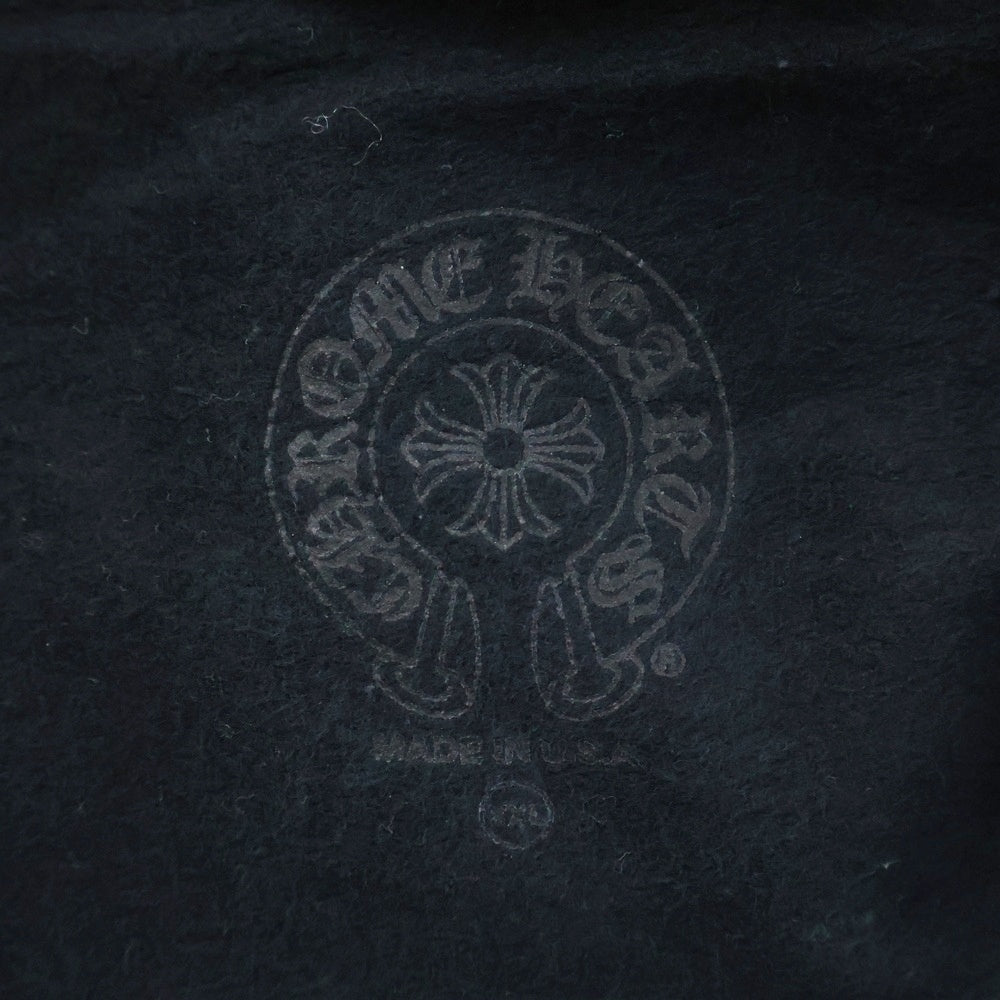 CHROME HEARTS(クロムハーツ) SWTSHRT HD ZIP アームロゴプリントジップアップパーカー