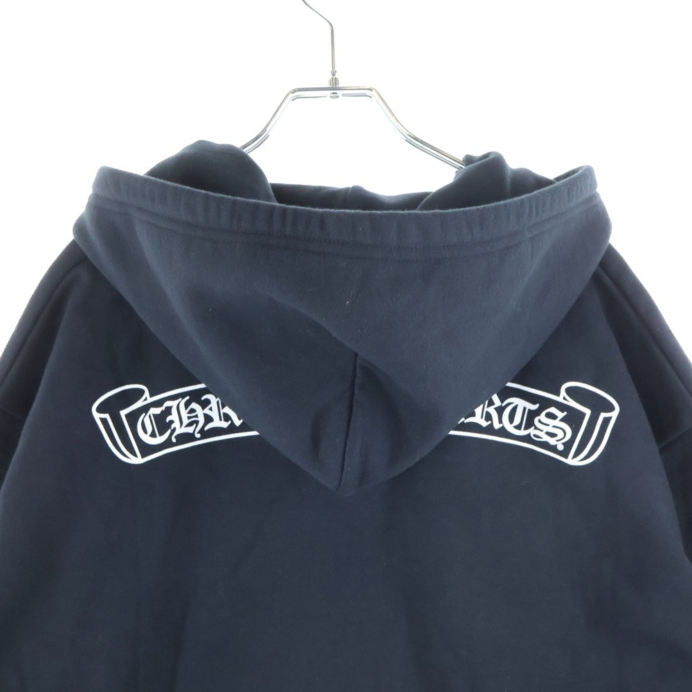 CHROME HEARTS(クロムハーツ) SWTSHRT HD ZIP バックラベルロゴジップアップパーカー