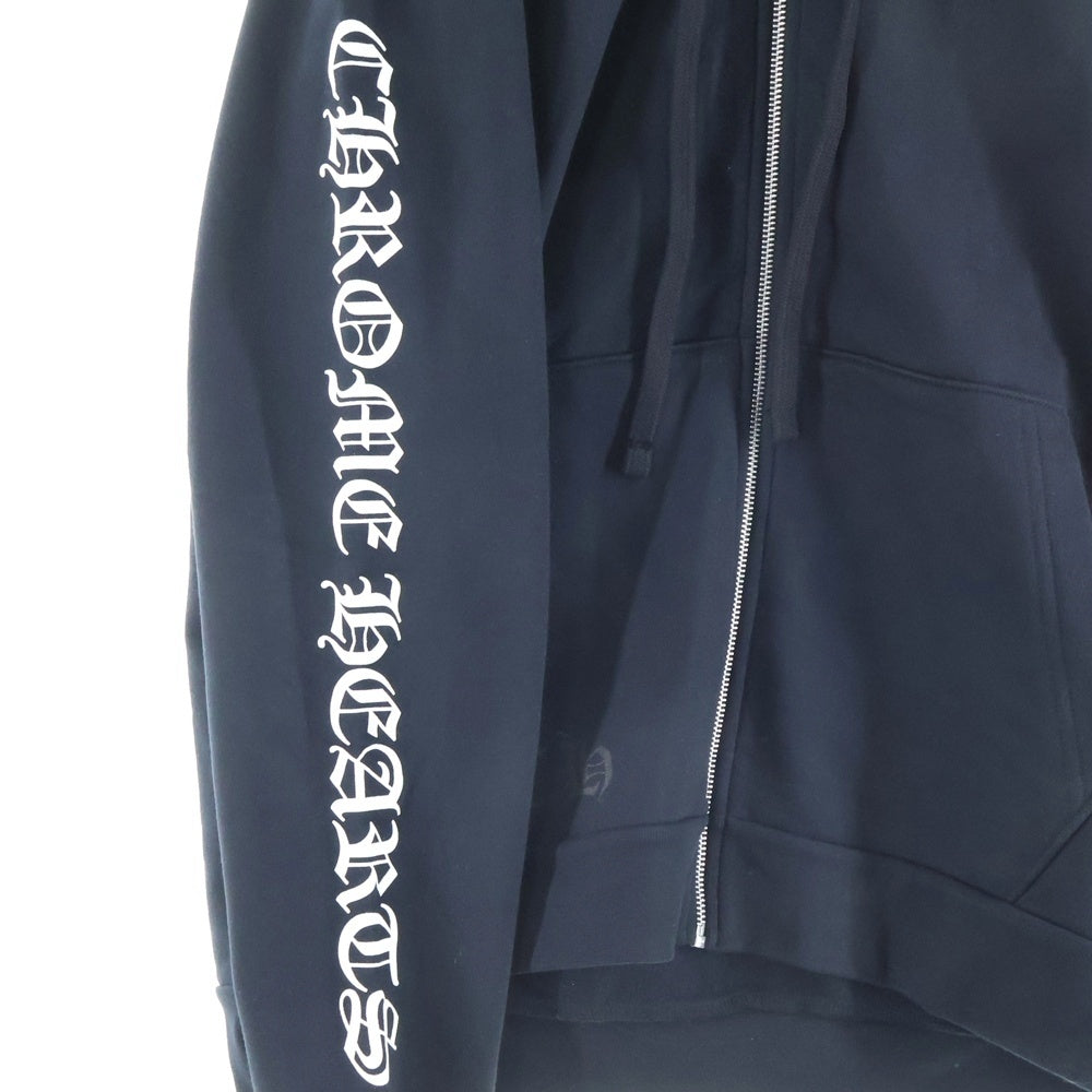 CHROME HEARTS(クロムハーツ) SWTSHRT HD ZIP バックラベルロゴジップアップパーカー