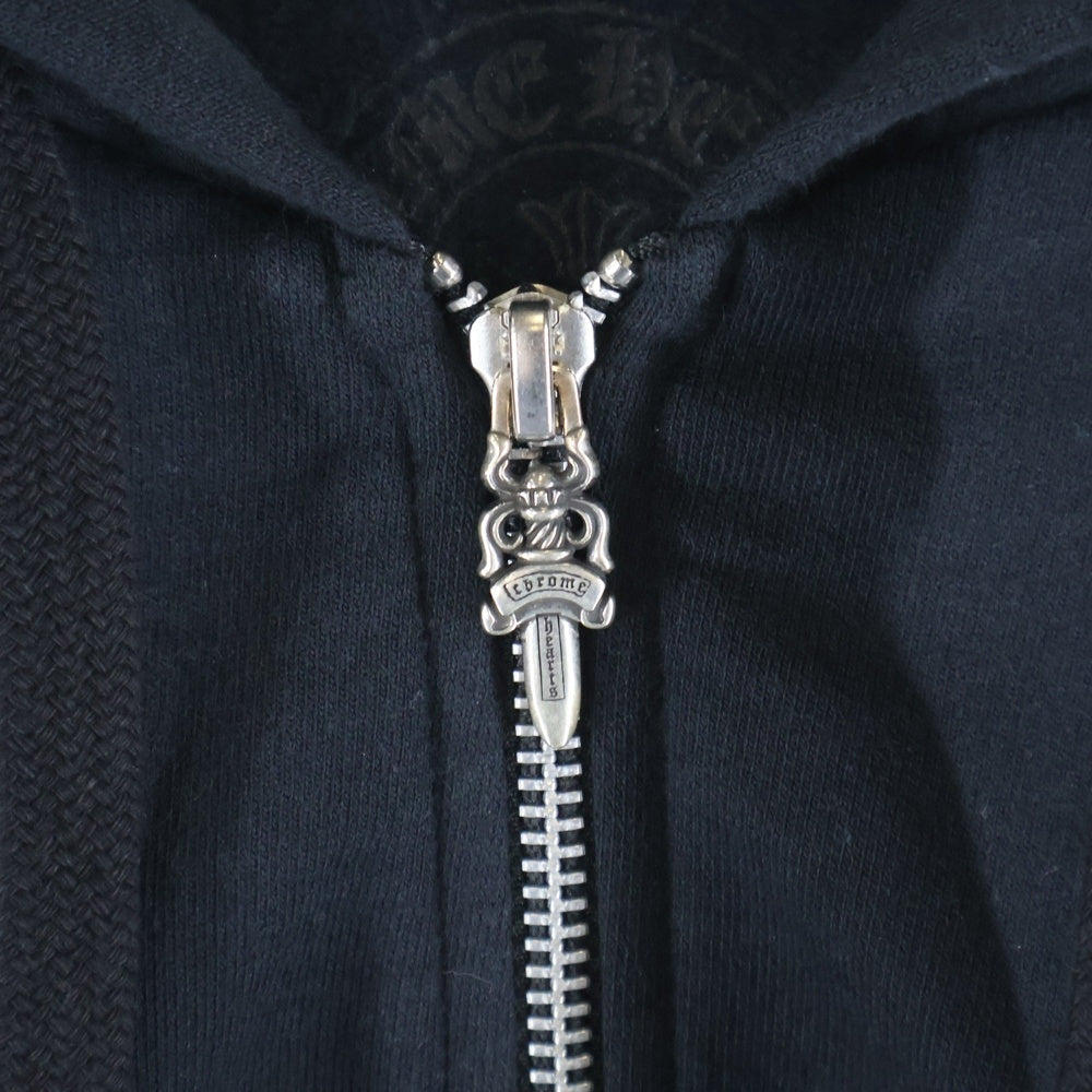 CHROME HEARTS(クロムハーツ) SWTSHRT HD ZIP バックラベルロゴジップアップパーカー