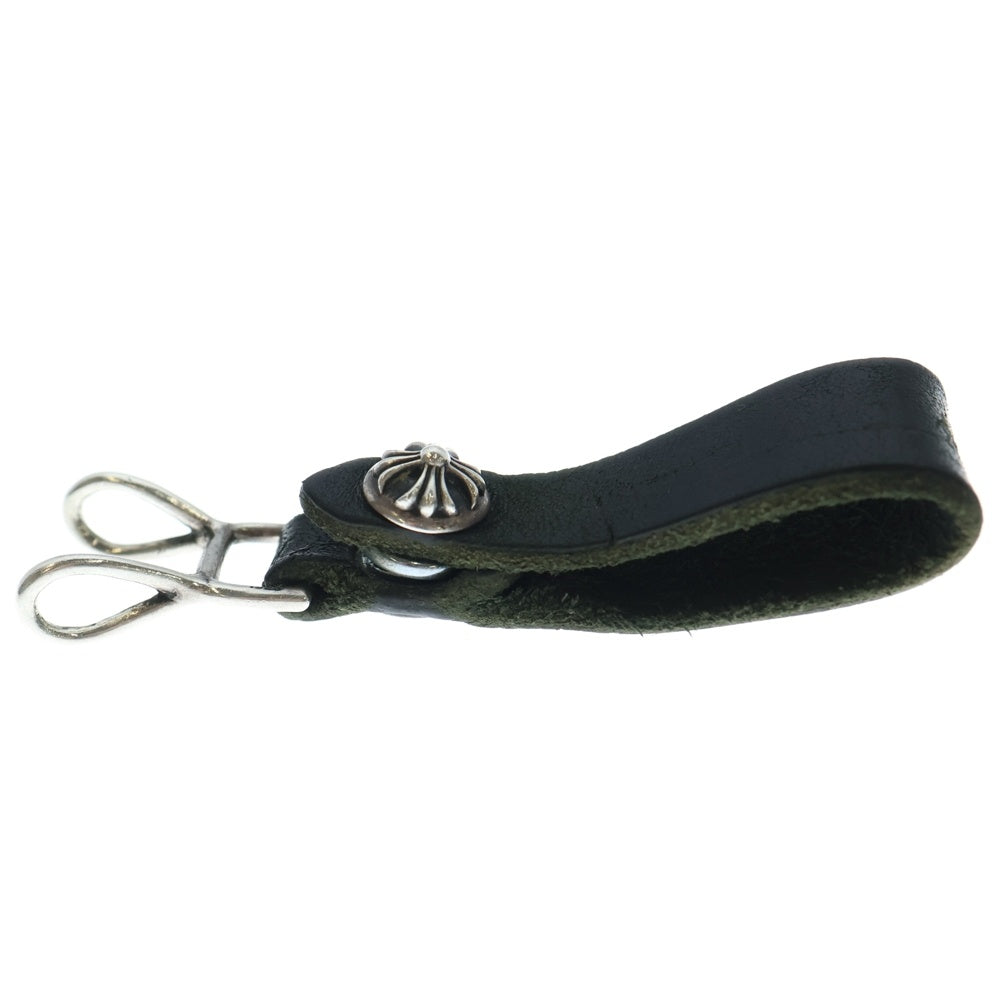 CHROME HEARTS(クロムハーツ) クロスボールボタンレザーベルトループ BELT LOOP