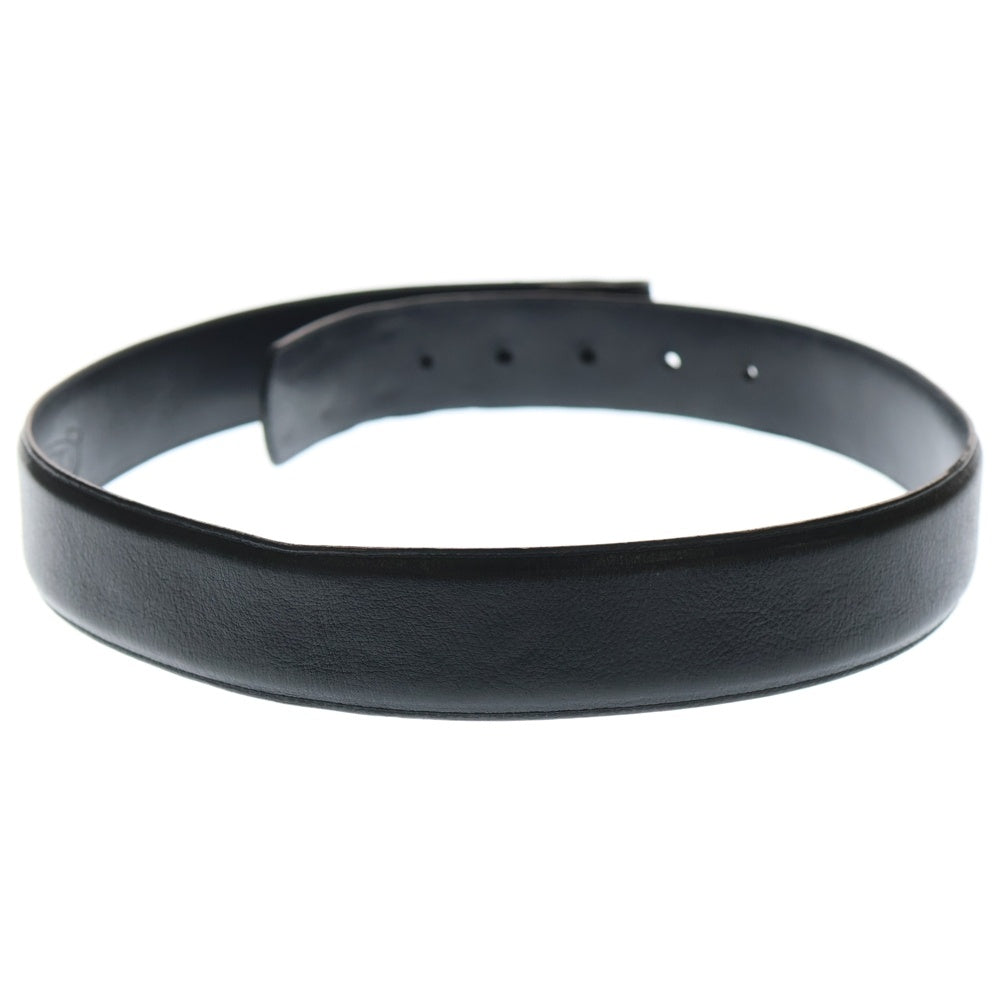CHROME HEARTS(クロムハーツ) 1.5 STRAP 1.5inchスクロールレーベルリベッツ レザーベルト