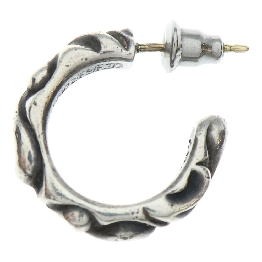 CHROME HEARTS(クロムハーツ) HOOP SCROOL スクロール フープピアス シルバー BCA102