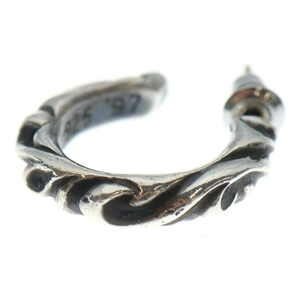 CHROME HEARTS(クロムハーツ) HOOP SCROOL スクロール フープピアス シルバー BCA102