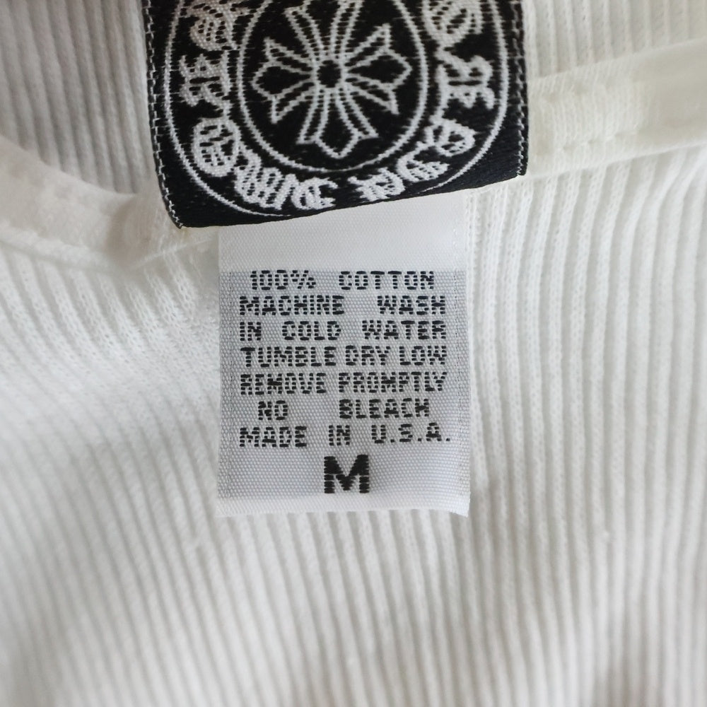 CHROME HEARTS(クロムハーツ) 氷室京介 ロゴプリント バッククロス タンクトップ