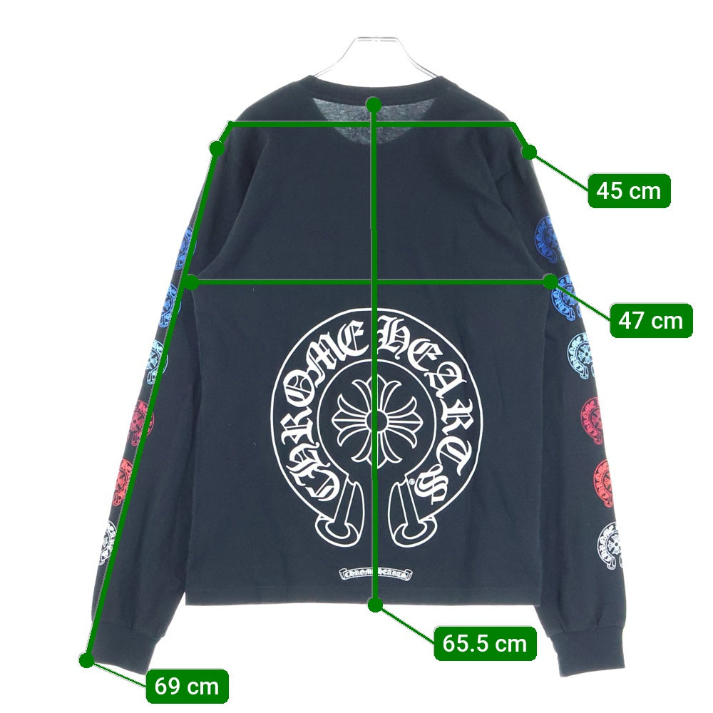 CHROME HEARTS(クロムハーツ) Multi Color Horseshoe L/S T-shirt