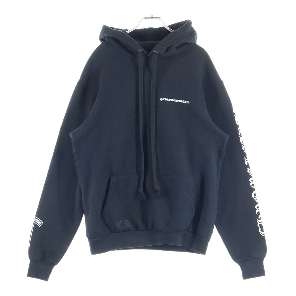 CHROME HEARTS(クロムハーツ) SWTSHRT PLVR Tバー 袖英字プリントプルオーバーパーカー