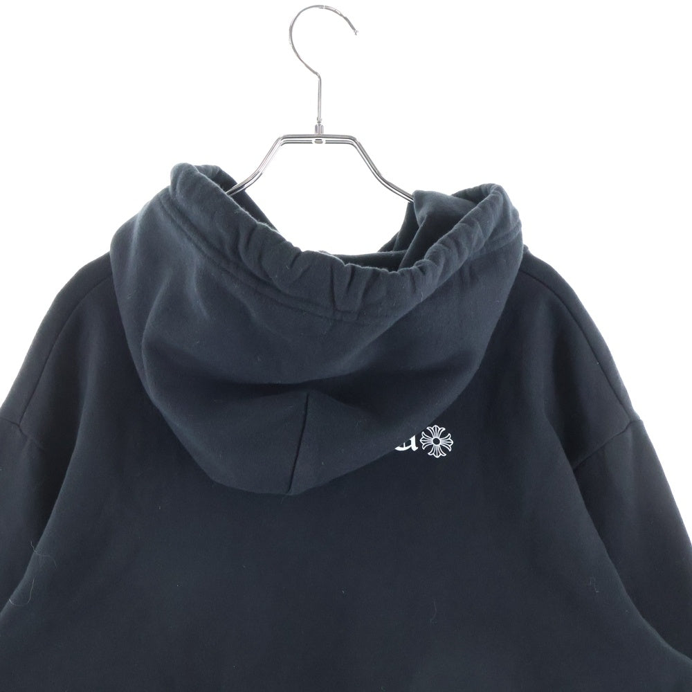 CHROME HEARTS(クロムハーツ) SWTSHRT PLVR Tバー 袖英字プリントプルオーバーパーカー